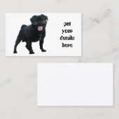 Funny pug visitekaartje (Voorkant / Achterkant)