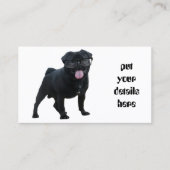 Funny pug visitekaartje (Voorkant)