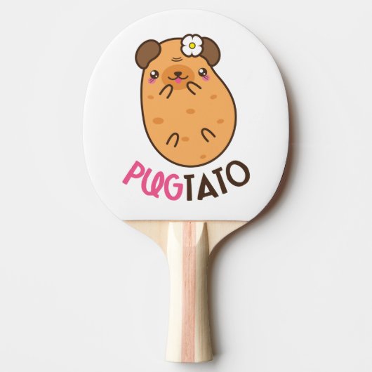 Funny Pugtato Tafeltennisbatje (Voorkant)