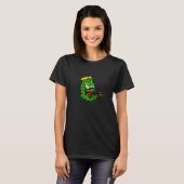 Funny puke monster - puking monster - black humour t-shirt (Voorkant volledig)