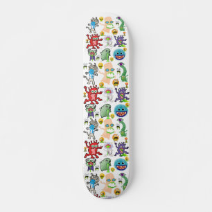 Funny Puking Creatures and Monsters Persoonlijk Skateboard