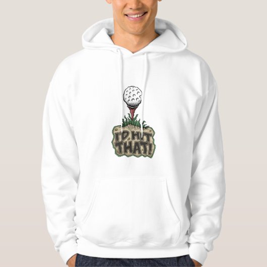 Funny Pullover Hoodie: Dat zou ik wel zeggen! (Voorkant)