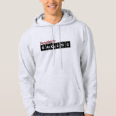 Funny Pullover Hoodie: Periodiek Sarcastisch (Voorkant)