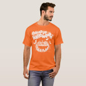 Funny Pumpkin Face for Men Costume T-Shirt (Voorkant volledig)