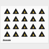 Funny Pumpkin Halloween Taco Sticker (Vel)