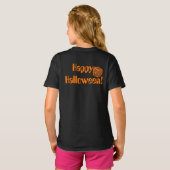 Funny Pumpkin Happy Halloween T-shirt (Achterkant volledig)