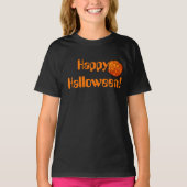 Funny Pumpkin Happy Halloween T-shirt (Voorkant)