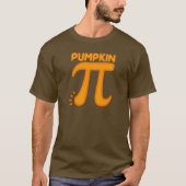 Funny Pumpkin Pi T-shirt (Voorkant)
