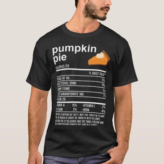 Funny Pumpkin Pie Eating Whipped Cream 2020 Bedank T-shirt (Voorkant)