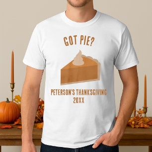 Funny Pumpkin Pie Thanksgiving T-shirt
