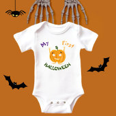 Funny pumpkin romper