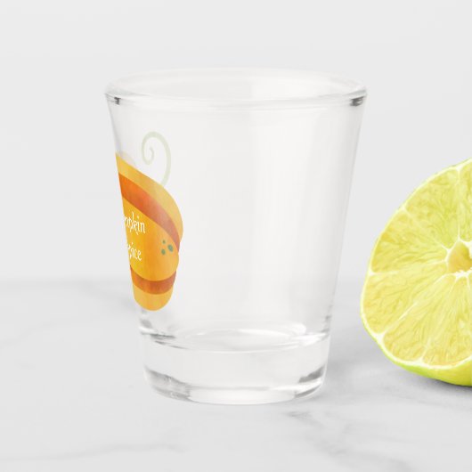 Funny Pumpkin Spice Herfst, Harvest of Thanksgivin Shot Glas (Rechts)