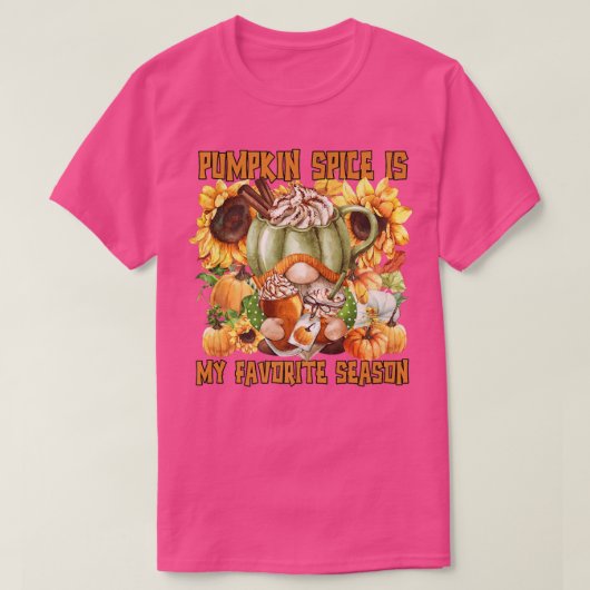 Funny Pumpkin Spice Quote voor vrouwen Sunflower A T-shirt (Design voorkant)