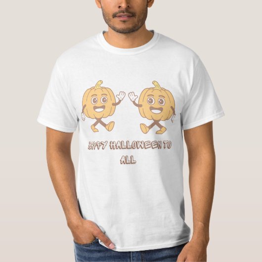 Funny pumpkin t-shirt (Voorkant)