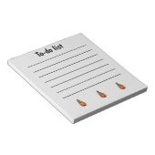 Funny Pumpkin to-do List Notitieblok (Schuin)