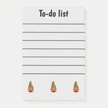 Funny Pumpkin to-do List