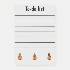 Funny Pumpkin to-do List Post-it® Notes