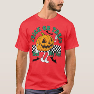 Funny Pumpkin Trick or treat ruikt mijn Feet Hwe T-shirt