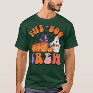 Funny Pumpkins en Ghost The Boo Crew Happy Hallow T-shirt