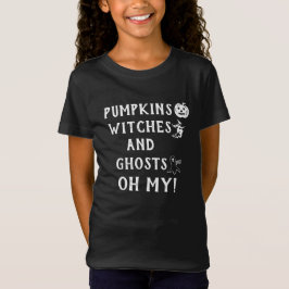 Funny Pumpkins Witches Ghosts Oh Mijn Gezegde Blac T-shirt