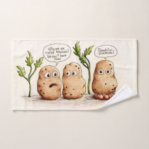 Funny Pun aardappelen Handdoek