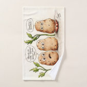Funny Pun aardappelen Handdoek (Handdoek)