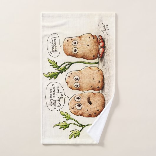 Funny Pun aardappelen Handdoek (Handdoek)