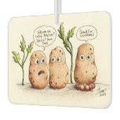 Funny Pun aardappelen Luchtverfrisser (Links)
