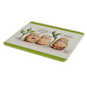 Funny Pun aardappelen Snijplank (Hoek)