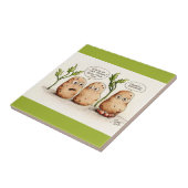 Funny Pun aardappelen  Tegeltje (Zijkant)