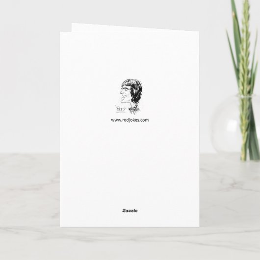 Funny Pun All Tolled Happy Birthday Kaart (Achterkant)