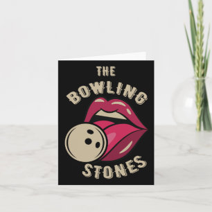 Funny Pun Bowling Stone Kaart