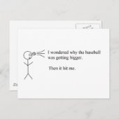 Funny Pun Briefkaart (Voorkant / Achterkant)