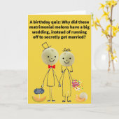 Funny Pun Cantaloupe Happy Birthday Kaart (Gele Bloem)
