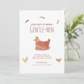 Funny Pun Chicken Kerstfoto Collage Feestdagenkaart (Staand voorkant)