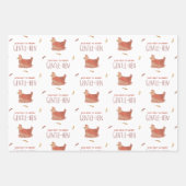 Funny Pun Chicken Kerstmis Inpakpapier Vel (Voorkant)