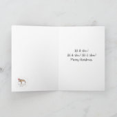 Funny Pun Christmas Kaart - Punny Feestdagen Luiaa (Binnen)