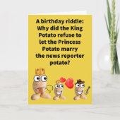 Funny Pun Commentator Happy Birthday Kaart (Voorkant)