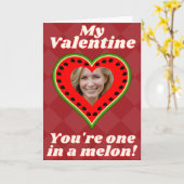 Funny Pun Custom Photo Valentijn Card Kaart (Gele Bloem)