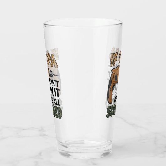 Funny Pun Father Joke | VADERDAG Glas (Rechts)