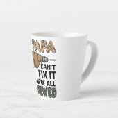 Funny Pun Father Joke | VADERDAG Latte Mok (Rechterhoek)