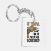 Funny Pun Father Joke | VADERDAG Sleutelhanger (Voorkant Links)