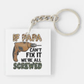 Funny Pun Father Joke | VADERDAG Sleutelhanger (Achterkant)