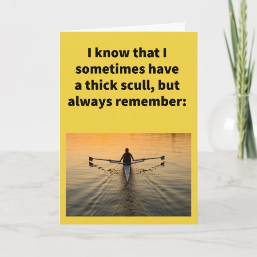 Funny Pun, gewoon zoals je een gelukkig Jubileum h Kaart (Voorkant)