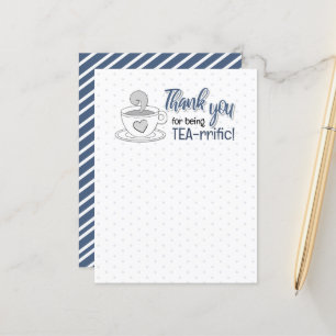 Funny Pun Jokes over het Briefkaart van Tea