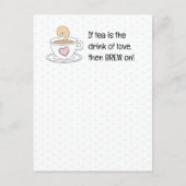 Funny Pun Jokes over Tea Briefkaart (Voorkant)