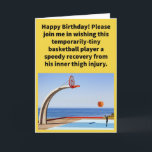 Funny Pun Pulled Growing Museum Happy Birthday Kaart<br><div class="desc">Het zou verschrikkelijk zijn als een gescheurde kruideniersspier je zou beletten te groeien,  maar het zou geweldig zijn als de kruidspieren niet in de eerste plaats te traag waren! (Misschien heb ik daar iets gevonden). Geniet alsjeblieft van deze grappige gefeliciteerde verjaardagskaart!</div>