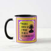 Funny Pun Sarcastic Humor Fun Gag Gift Mok (Links)