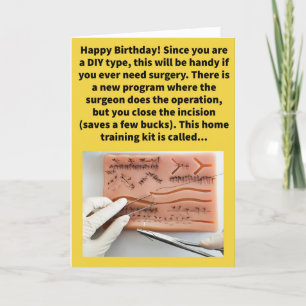 Funny Pun Sfuture Self Happy Birthday Kaart