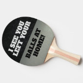 Funny Pun Smack Talk Cool Jokes Ping Pong Quote Tafeltennisbatje (Zijkant)
